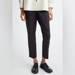 Lafayette 148 Stanton Slim Ankle Pants Black Minimal Tailored Chic 8